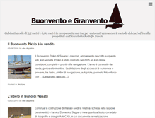 Tablet Screenshot of buonvento-boat.com